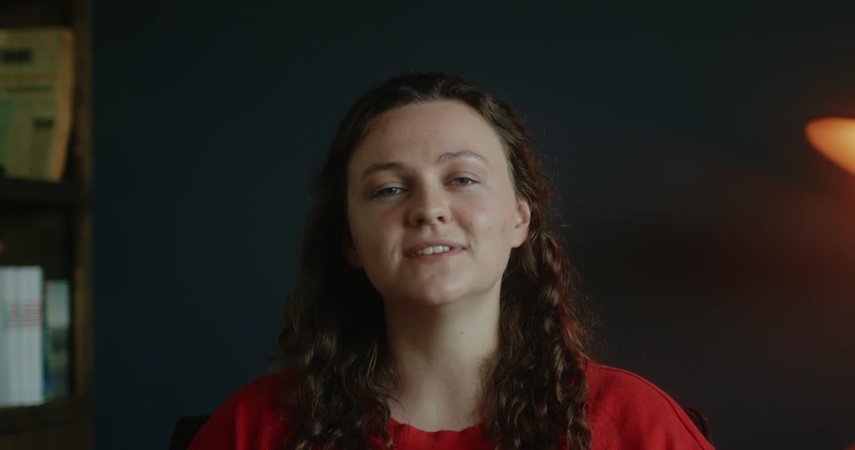 The narrator speaks to camera