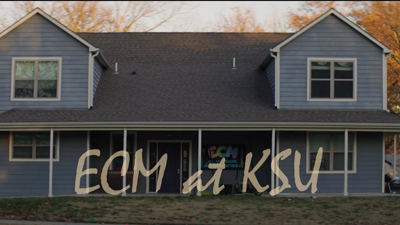 ECM building with ECM at KSU title text